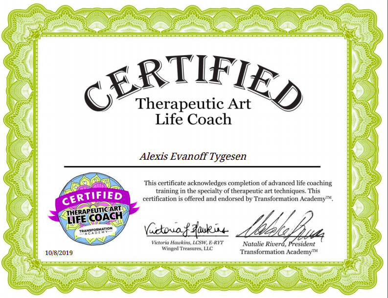 cetified art life coach